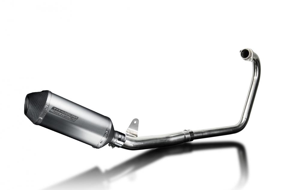 CBF250 2004-2012 / XOVAL 260mm (10 inch) TITANIUM SILENCER COMPLETE SYSTEM