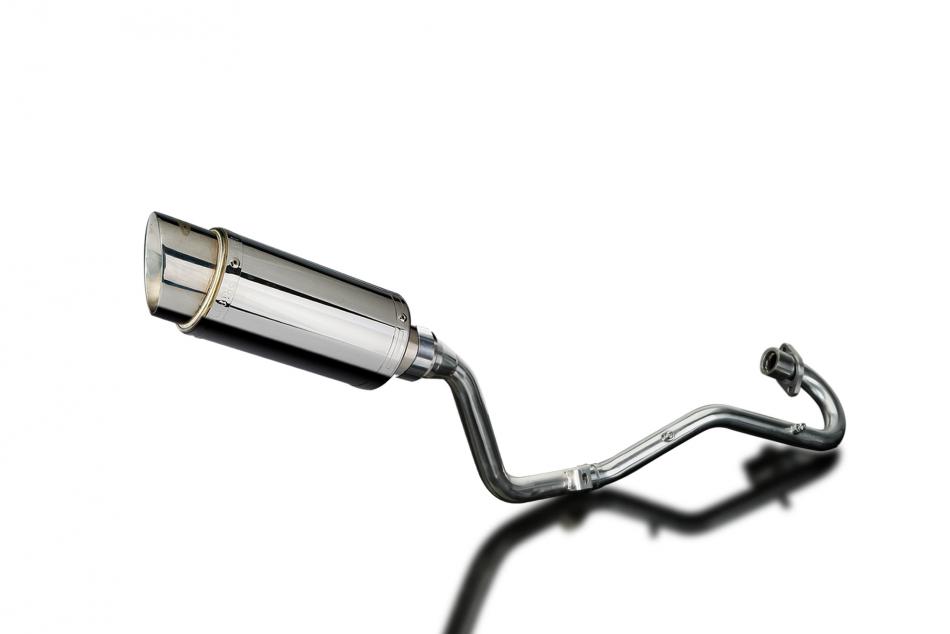 HONDA XR125L 2003-2010 FULL EXHAUST SYSTEM 200mm STAINLESS ROUND SILENCER