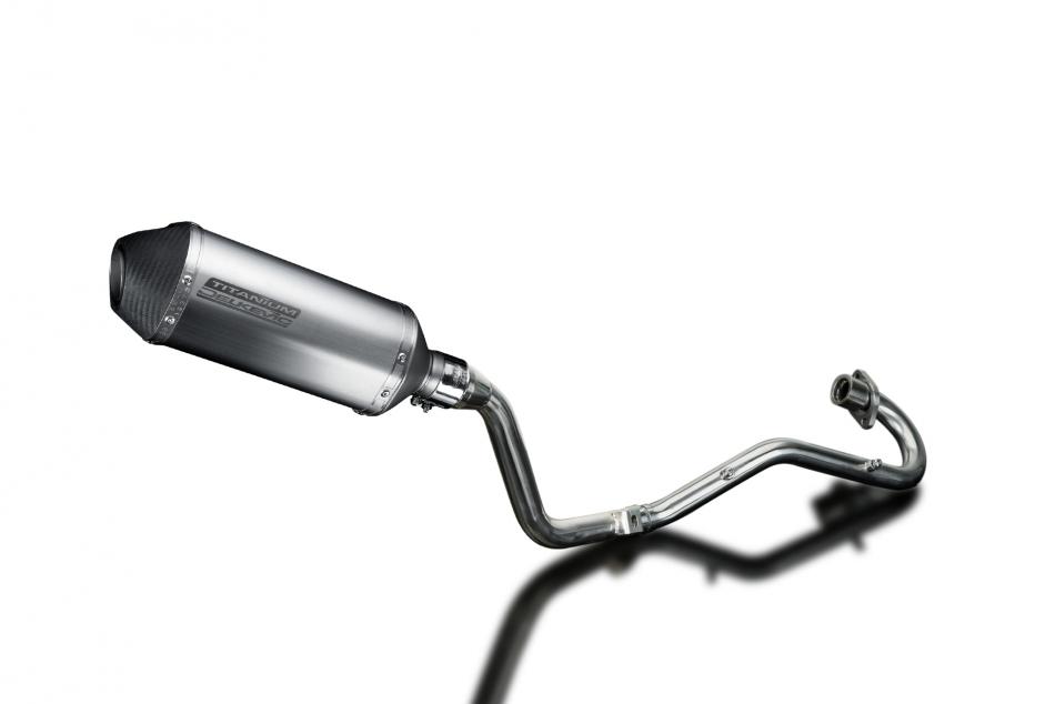 Honda XR125L 2003-2010 Complete Exhaust 260mm X-Oval Titanium Silencer Can