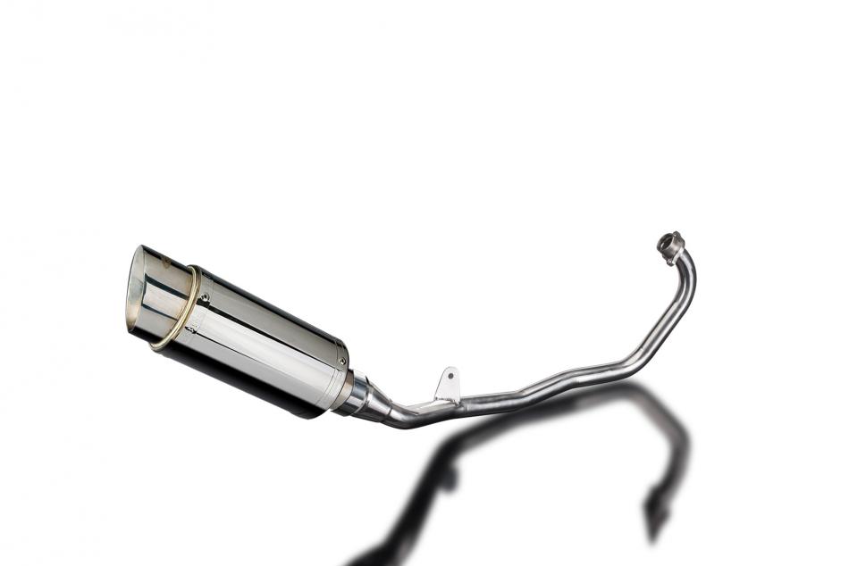 HONDA CBR125R 2011-2018 FULL EXHAUST SYSTEM 200mm STAINLESS ROUND SILENCER