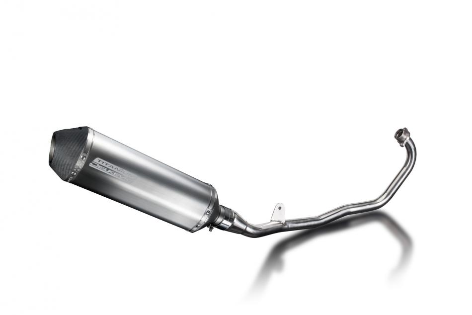 Honda CBR125R 2011-2018 Full Exhaust 343mm X-Oval Titanium Silencer Can