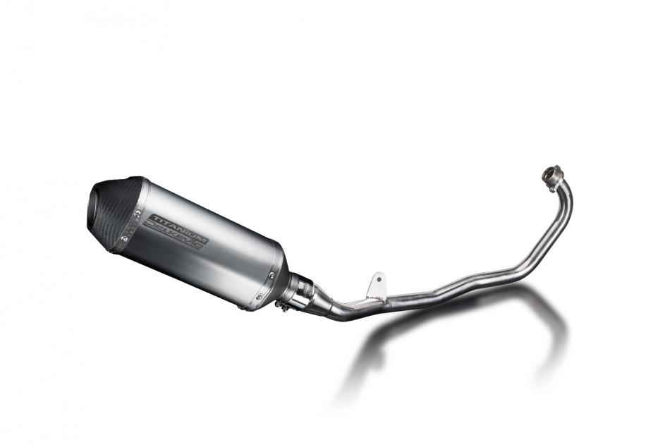 Honda CBR125R 2011-2018 Full Exhaust 260mm X-Oval Titanium Silencer Can