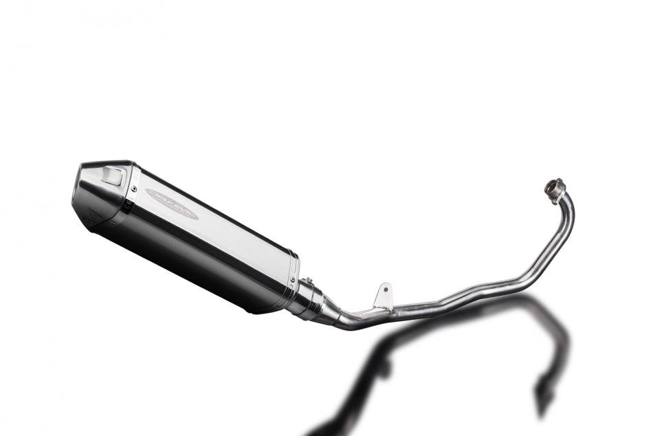 HONDA CBR125R 2011-2018 FULL EXHAUST SYSTEM 320mm STAINLESS TRI BSAU SILENCER