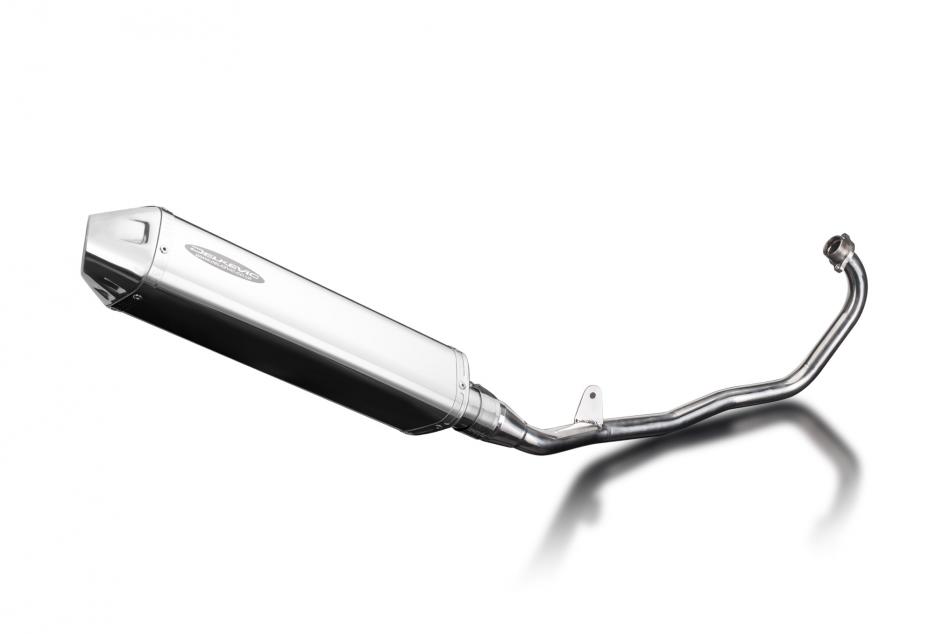 Honda CBR125R 2011-2018 Full Exhaust 420mm Tri-Oval Stainless Silencer