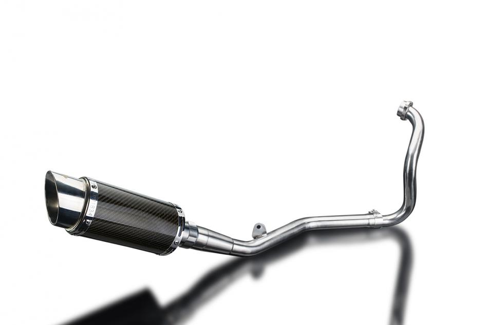 YAMAHA YZF-R125 2014-2016 FULL EXHAUST SYSTEM 200mm CARBON ROUND SILENCER