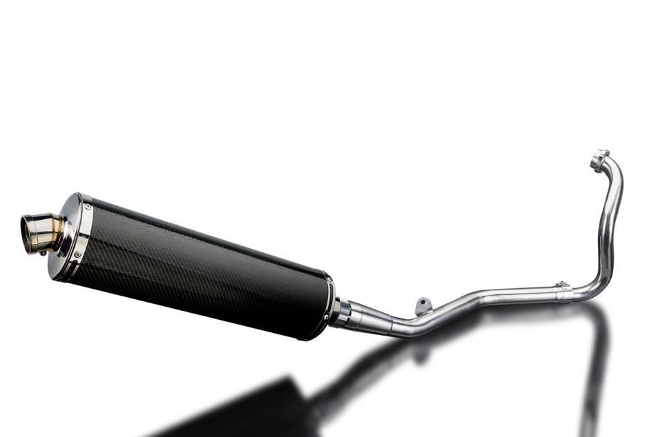 YAMAHA YZF-R125 2014-2016 FULL EXHAUST SYSTEM 450mm CARBON OVAL SILENCER