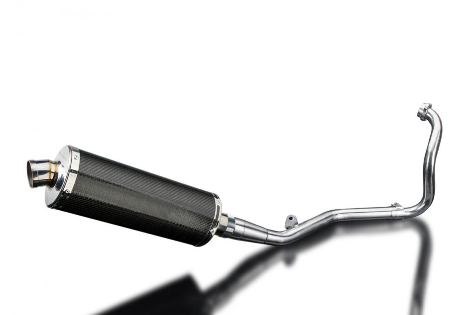 YAMAHA YZF-R125 2014-2016 FULL EXHAUST SYSTEM 350mm CARBON OVAL SILENCER