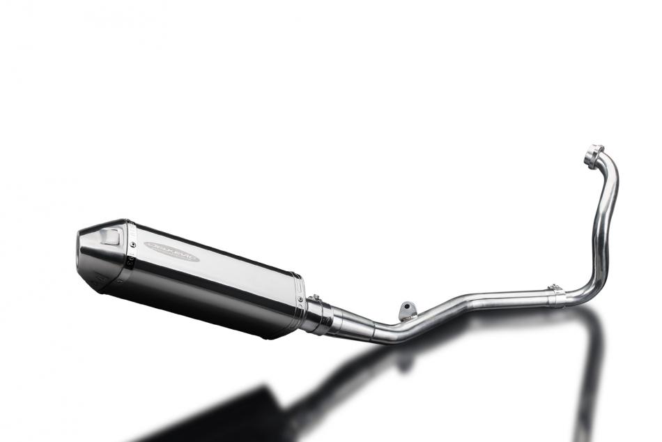 YAMAHA YZF-R125 2014-2016 FULL EXHAUST SYSTEM 320mm STAINLESS TRI SILENCER