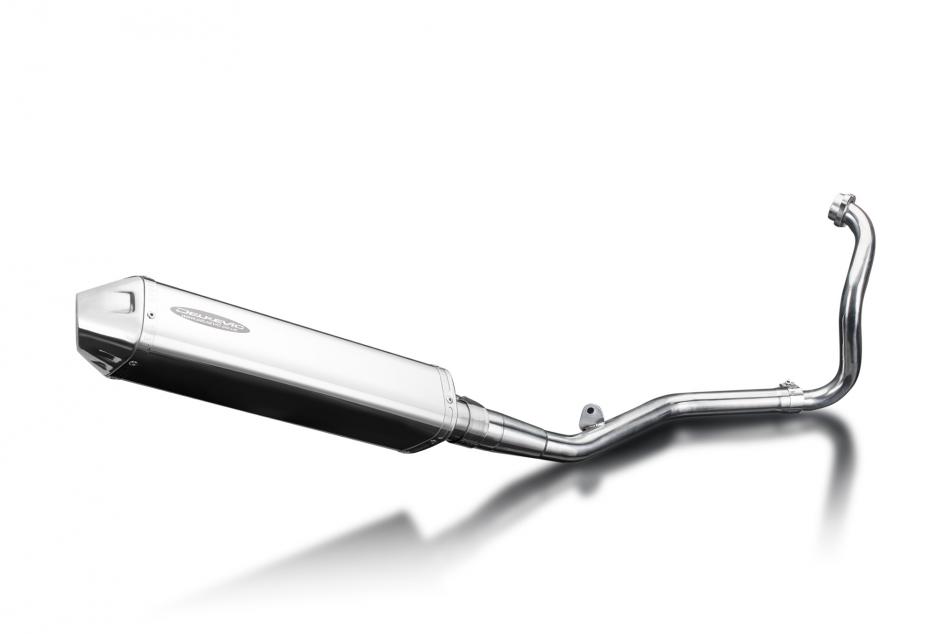 Yamaha YZF-R125 2014-2016 Full Exhaust 420mm Tri-Oval Stainless Silencer