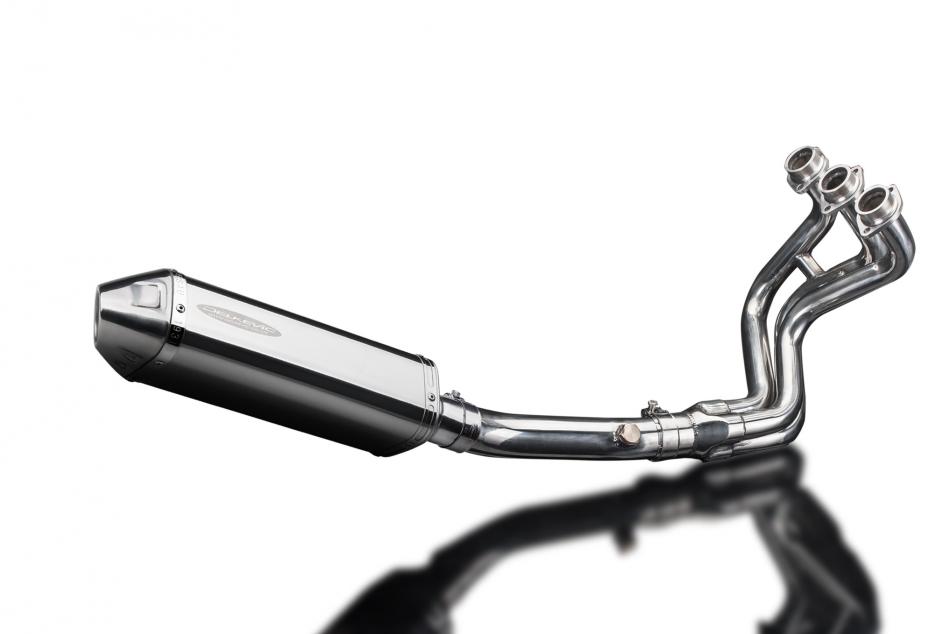 YAMAHA MT09 2015-20 FULL EXHAUST SYSTEM 320mm STAINLESS TRI BSAU SILENCER