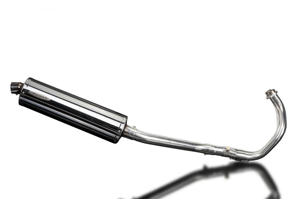 TRACER 700 2016-2019 / FJ-07 2017 / OVAL 450mm (18 inch) SILENCER 2-1 COMPLETE SYSTEM 304 STAINLESS