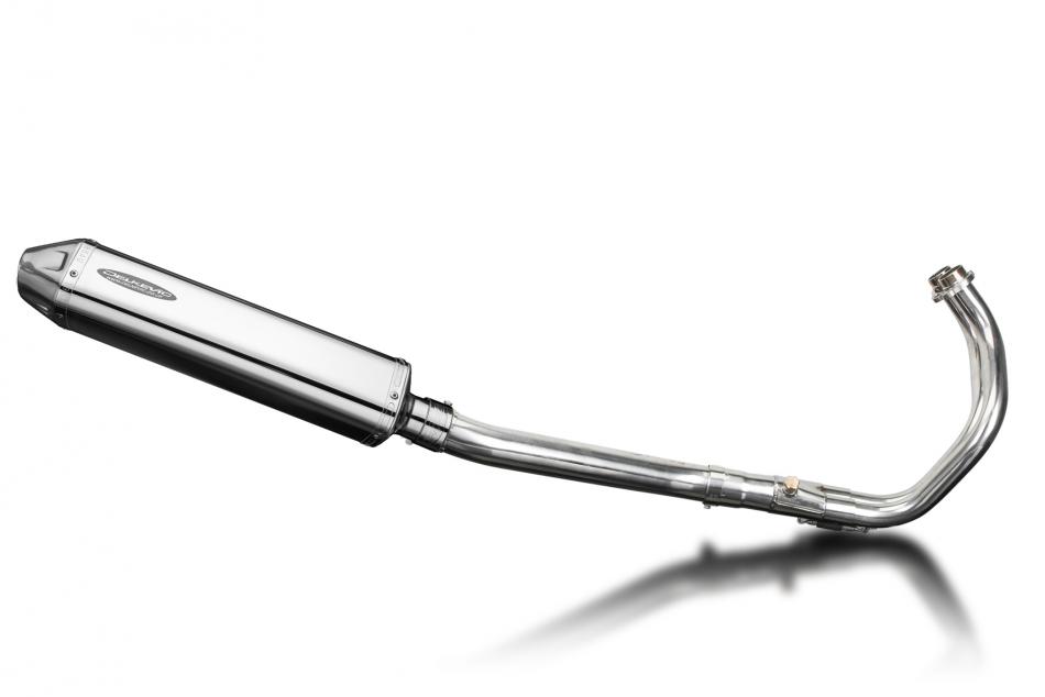 Yamaha Tracer 700 2016-2020 Full Exhaust 2-1 420mm Tri-Oval Stainless Silencer