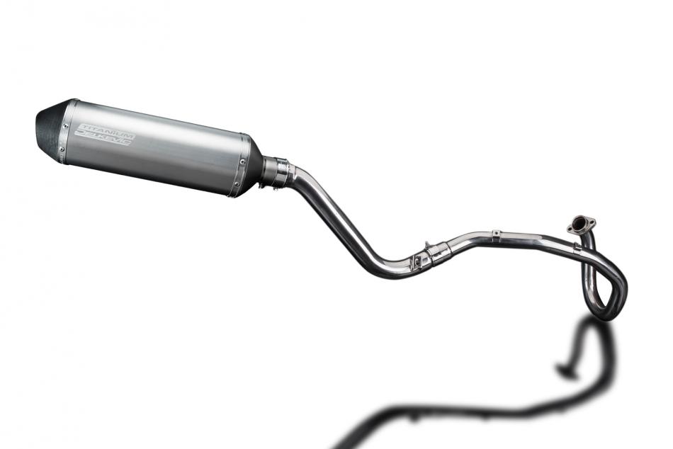 SUZUKI DR650SE 1996-2019 FULL EXHAUST SYSTEM 343mm TITANIUM XOVAL BSAU SILENCER