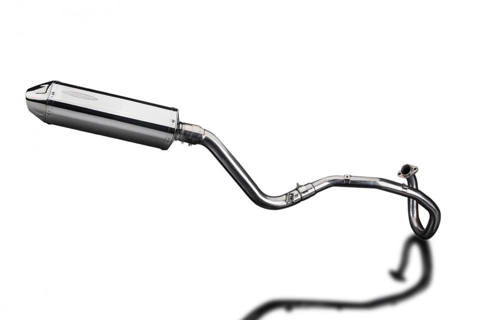SUZUKI DR650SE 1996-2019 FULL EXHAUST SYSTEM 320mm STAINLESS TRI BSAU SILENCER