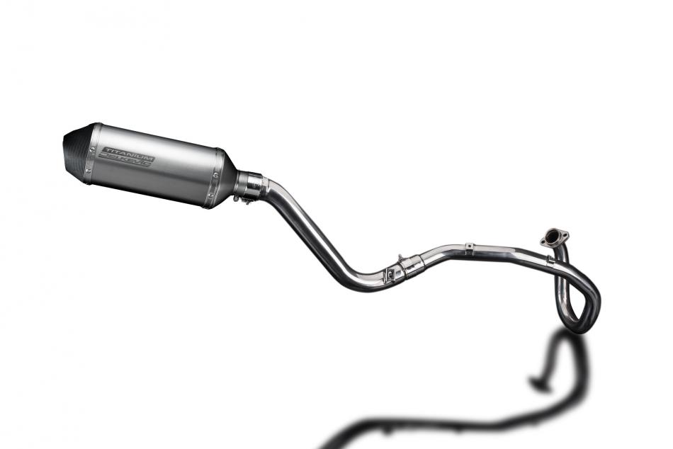 Suzuki DR650SE 1996-2023 Complete Exhaust 260mm X-Oval Titanium Silencer Can