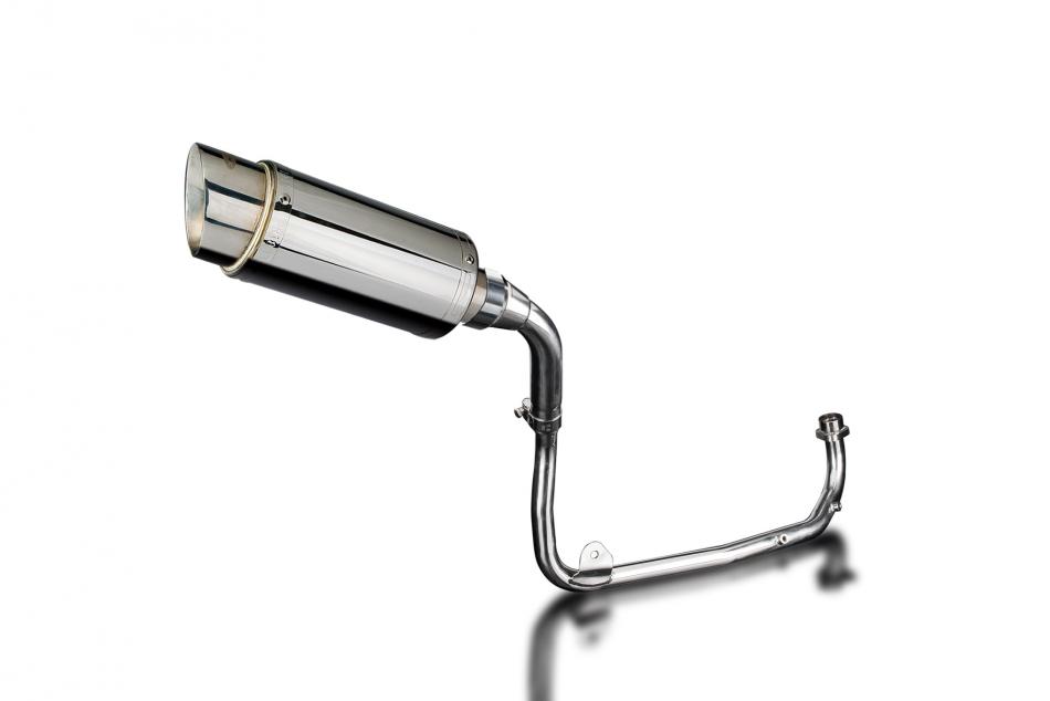 HONDA MSX125 GROM 13-15 TAILTIDY FULL EXHAUST SYSTEM 200mm STAINLESS ROUND