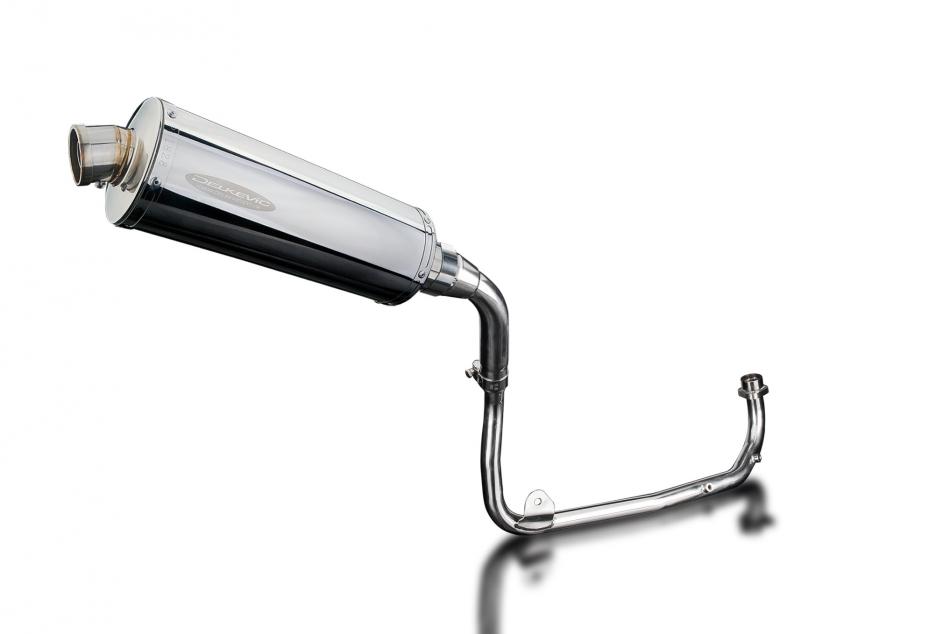 HONDA MSX125 GROM 13-15 TAILTIDY FULL EXHAUST SYSTEM 350mm  STAINLESS OVAL