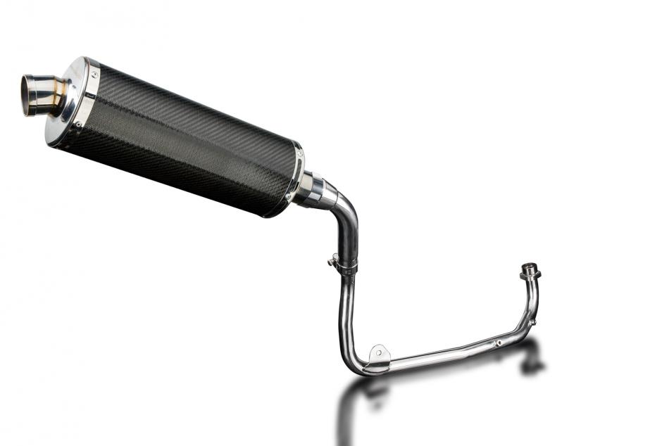 HONDA MSX125 GROM 13-15 TAILTIDY FULL EXHAUST SYSTEM 350mm CARBON OVAL