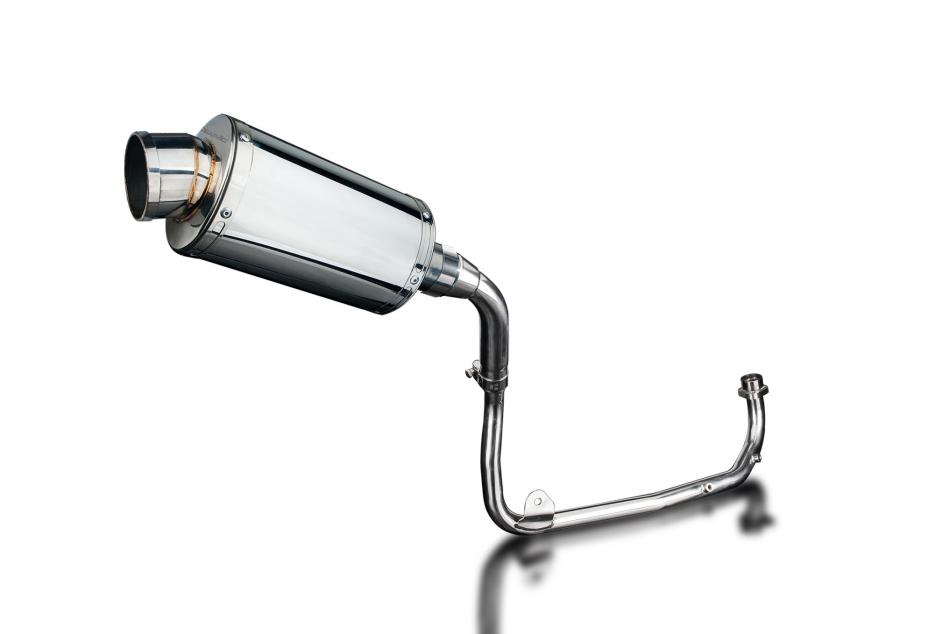 HONDA MSX125 GROM 13-15 TAILTIDY FULL EXHAUST SYSTEM 225mm STAINLESS OVAL