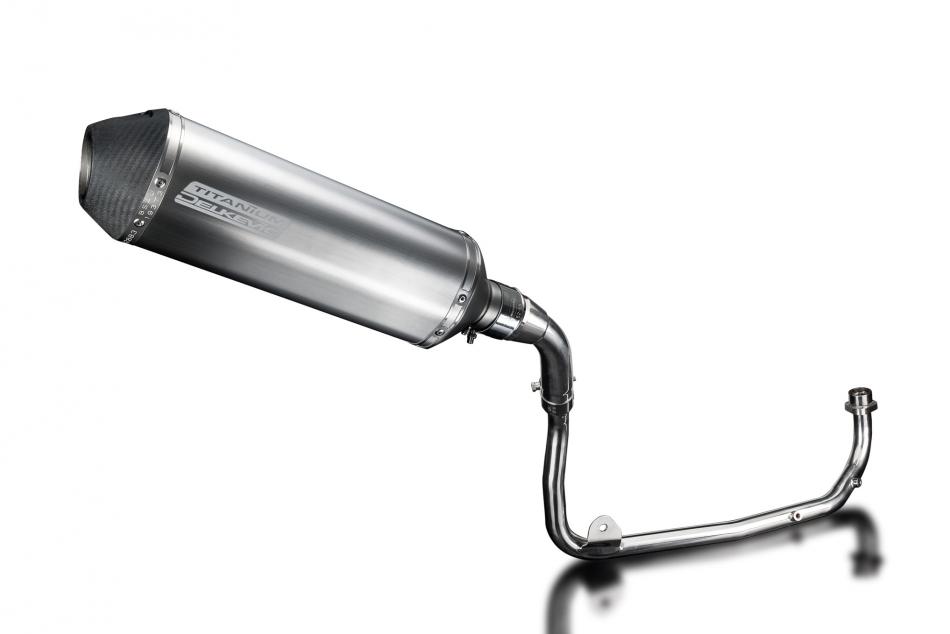 Honda MSX125 Grom 2013-2015 343mm X-Oval Titanium Exhaust Silencer Can Kit