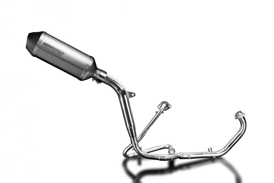 Honda XL125V Varadero 2001-2014 Exhaust System 260mm X-Oval Titanium Silencer