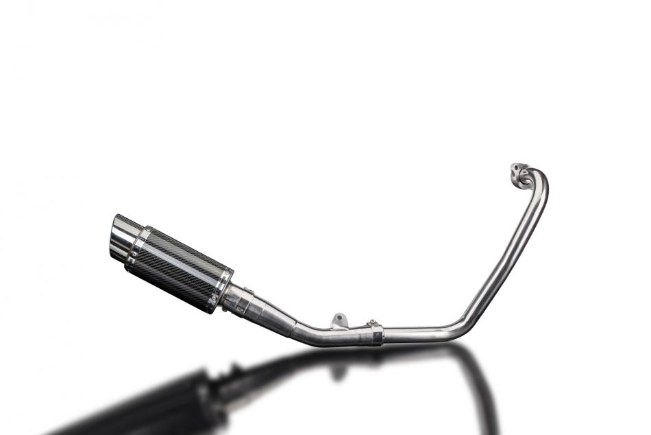 YAMAHA MT125 2014-2019 FULL EXHAUST SYSTEM 200mm CARBON ROUND SILENCER