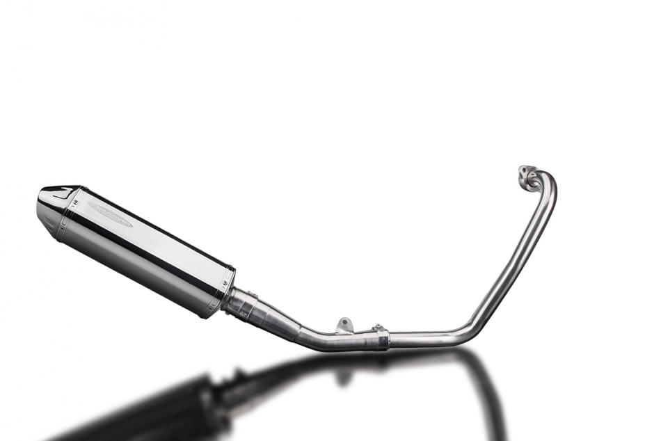 YAMAHA MT125 2014-2019 FULL EXHAUST SYSTEM 320mm STAINLESS TRI BSAU SILENCER