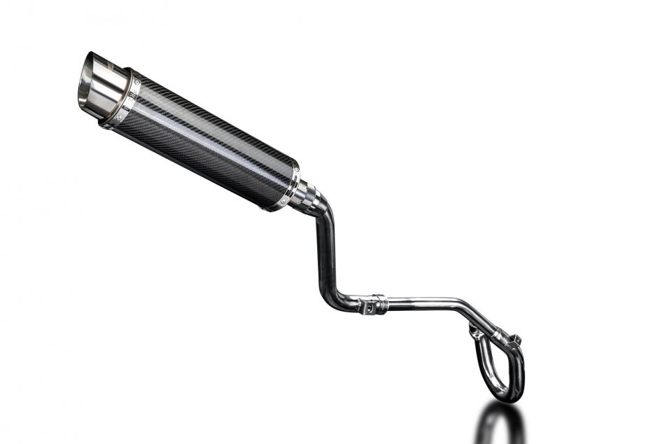 HONDA CRF250 L-M 2012-16 FULL EXHAUST SYSTEM 350mm CARBON ROUND BSAU SILENCER