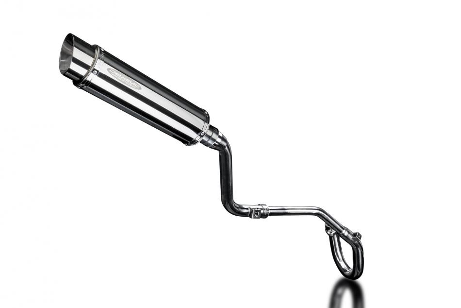 HONDA CRF250 L-M 2012-16 FULL EXHAUST SYSTEM 350mm STAINLESS ROUND BSAU SILENCER