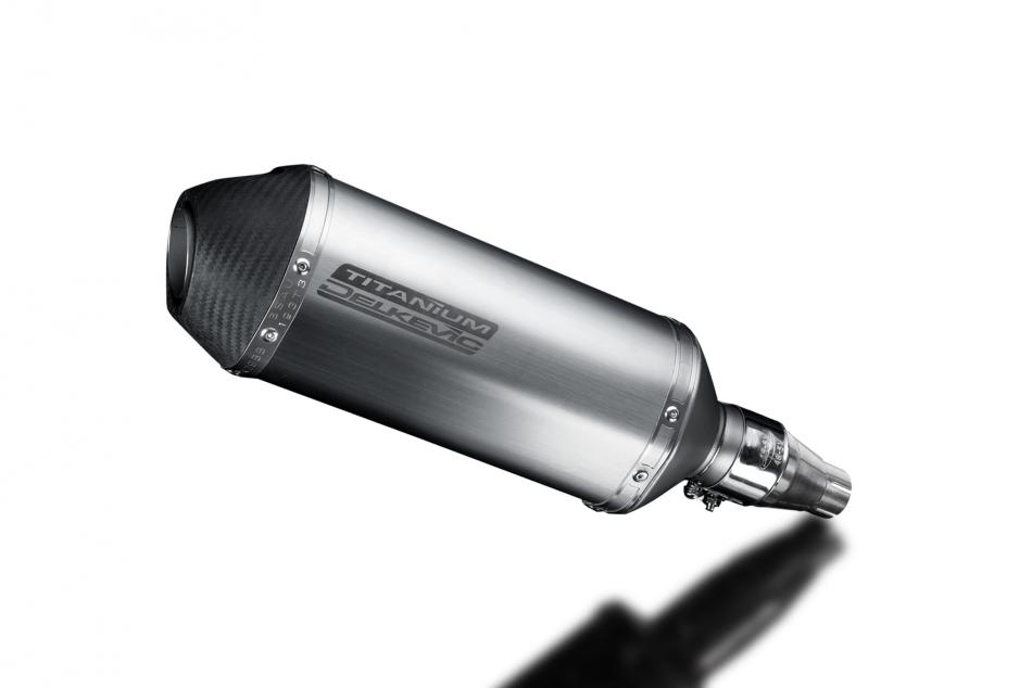 Derbi Senda Terra Adventure 125 08-17 260mm X-Oval Titanium Exhaust Silencer Kit