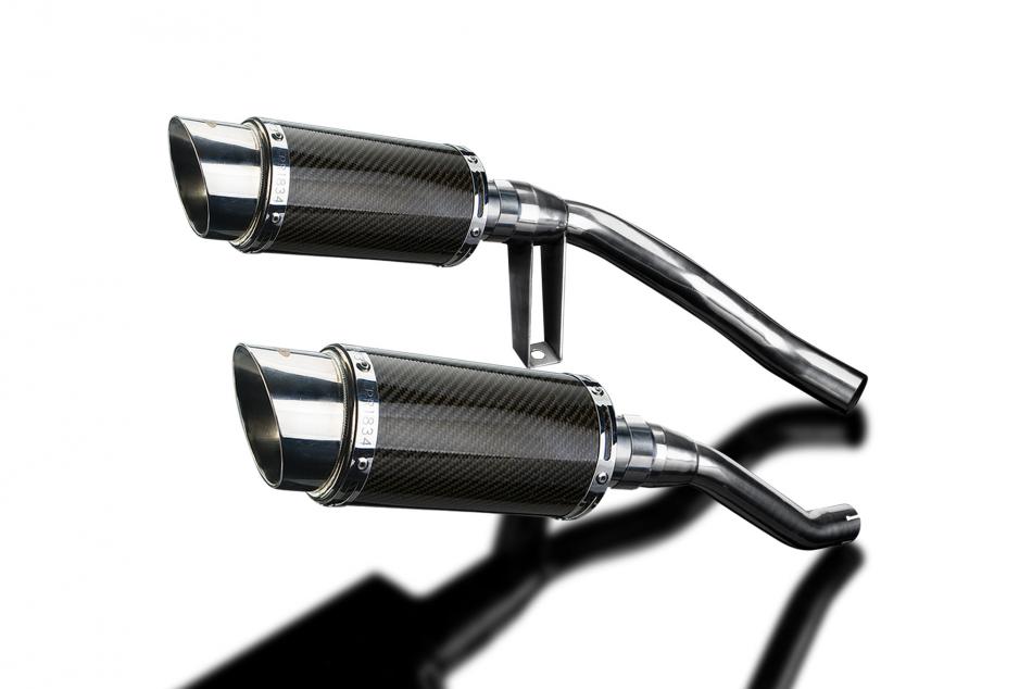 Suzuki GW250 INAZUMA 2012-2018 200mm Round Carbon Silencer Exhaust Kit