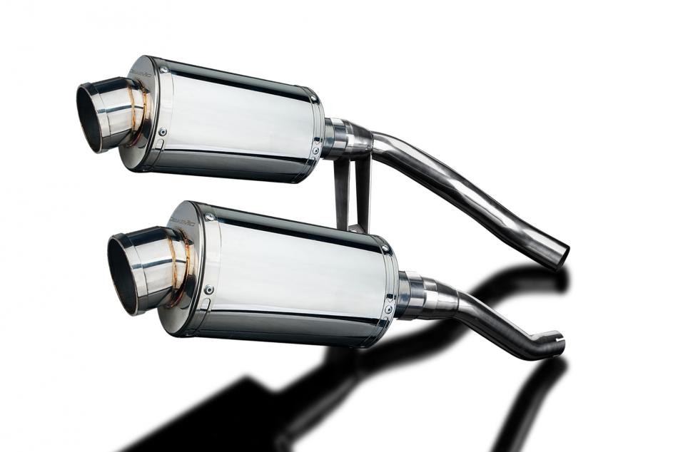 SUZUKI GW250 INAZUMA 2012-2018 225mm OVAL STAINLESS SILENCER EXHAUST KIT