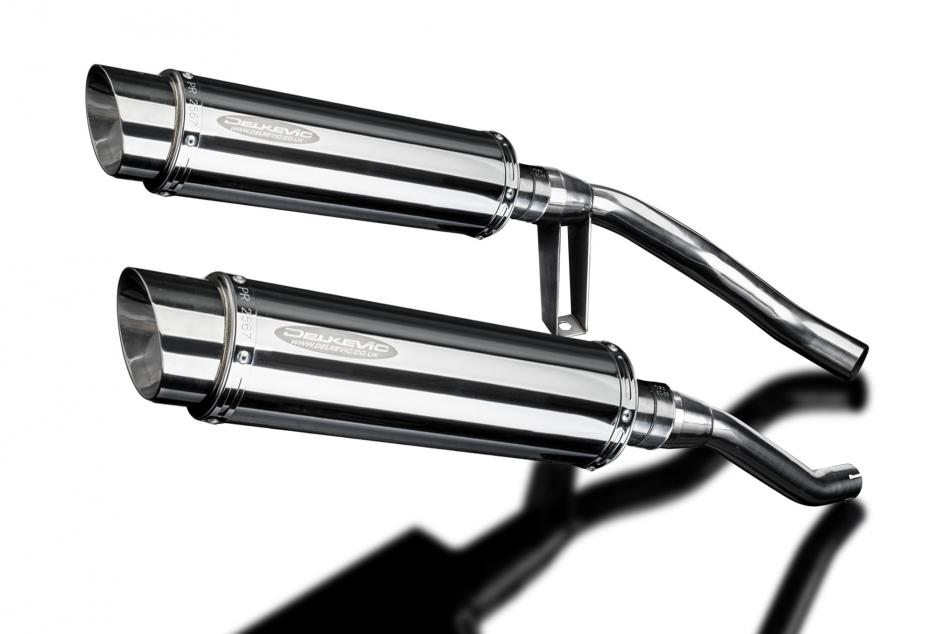 SUZUKI GW250 INAZUMA 2012-2018 350mm ROUND STAINLESS BSAU SILENCER EXHAUST KIT