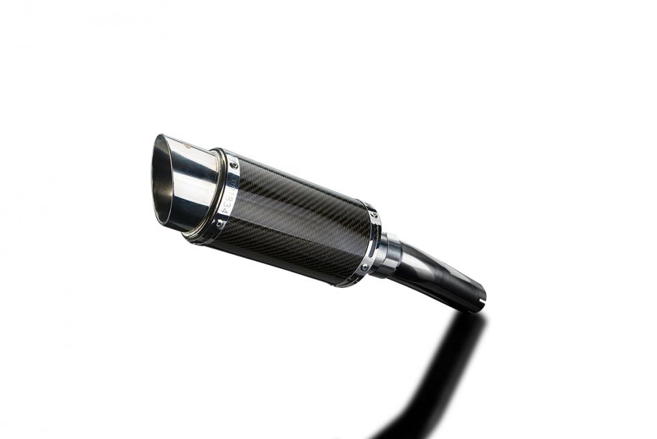 HONDA CBF1000F 2011-2016 200mm ROUND CARBON SILENCER EXHAUST KIT