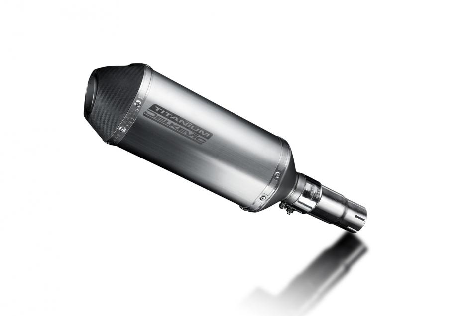 Kymco Xciting 400i 2014-2017 260mm X-Oval Titanium Exhaust Silencer Can Kit