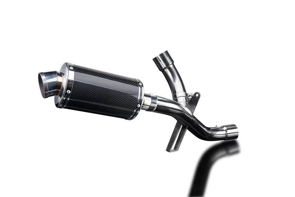 DUCATI MULTISTRADA 1200 2016-2018 DECAT 225mm OVAL CARBON EXHAUST KIT