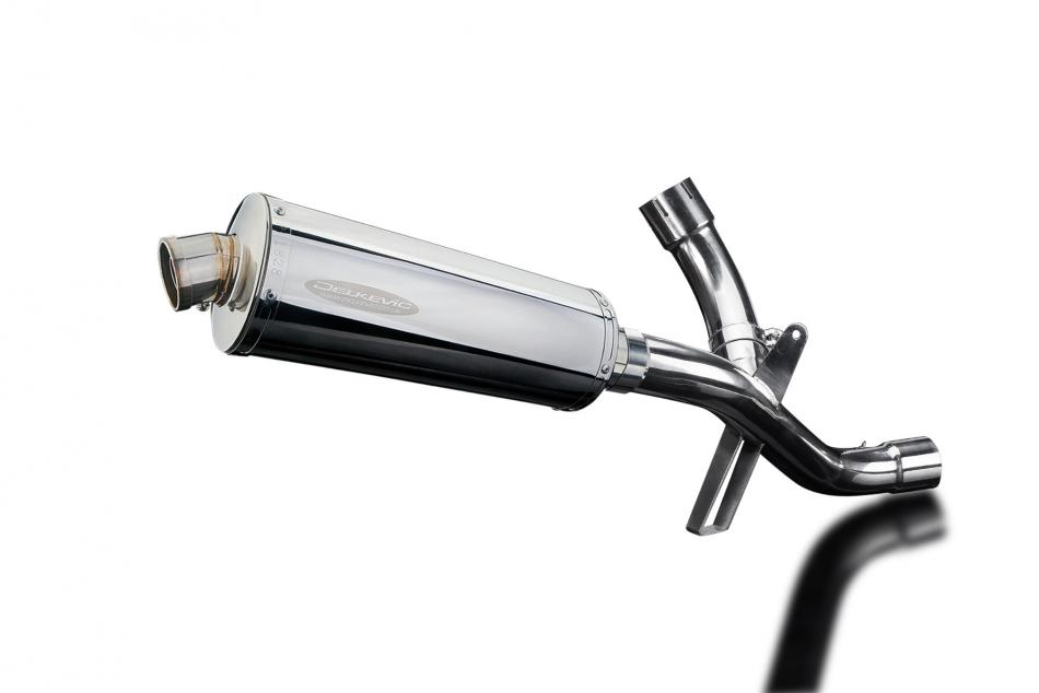 DUCATI MULTISTRADA 1200 2016-2018 DECAT 350mm OVAL STAINLESS BSAU EXHAUST KIT