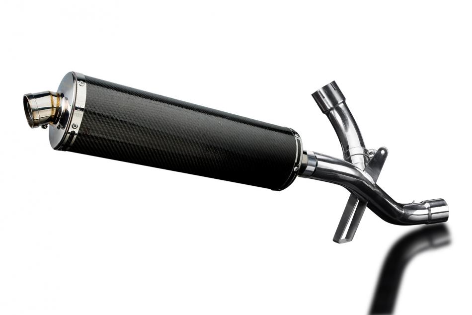 DUCATI MULTISTRADA 1200 2016-2018 DECAT 450mm OVAL CARBON BSAU EXHAUST KIT