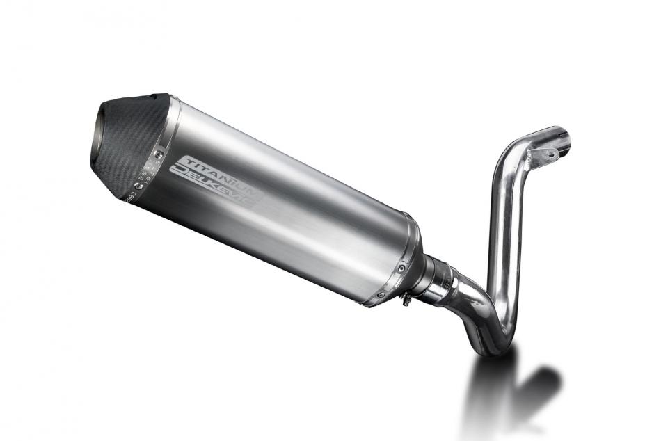 125 DUKE 2011-2015 / DE-CAT XOVAL 343mm (13.5 inch) TITANIUM SILENCER