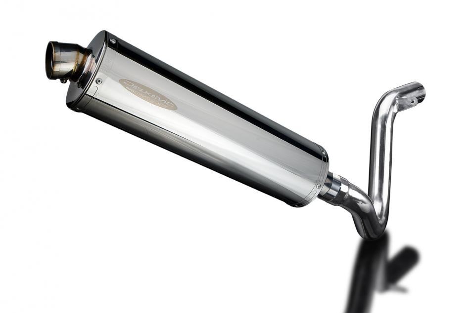 KTM 125 DUKE 2011-2016 450mm OVAL STAINLESS BSAU SILENCER EXHAUST SYSTEM KIT