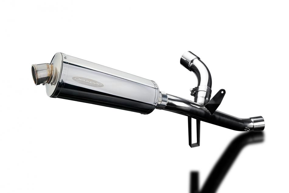 DUCATI MULTISTRADA 950 17-18 DECAT 350mm OVAL STAINLESS BSAU EXHAUST KIT