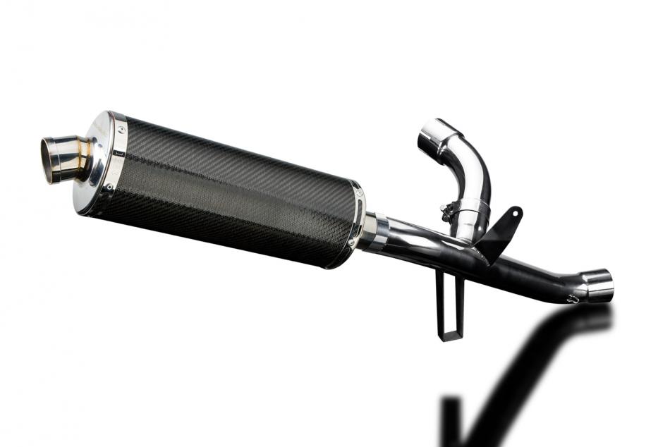 DUCATI MULTISTRADA 950 17-18 DECAT 350mm OVAL CARBON BSAU EXHAUST KIT