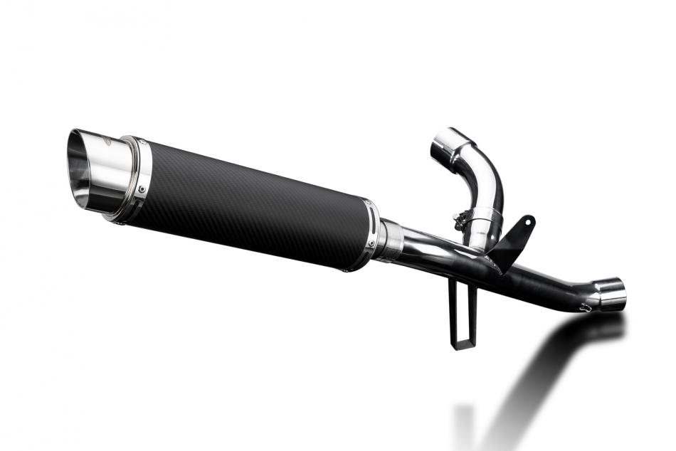 DUCATI MULTISTRADA 950 17-18 DECAT 350mm CARBON ROUND BSAU SILENCER EXHAUST KIT