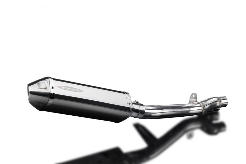 HONDA NT650V DEAUVILLE 1998-2005 320mm TRI STAINLESS BSAU SILENCER EXHAUST KIT