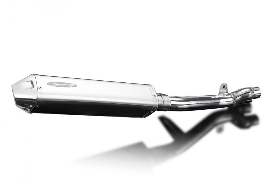 Honda NT650V Deauville 1998-2005 420mm Tri-Oval Stainless Exhaust Silencer Kit