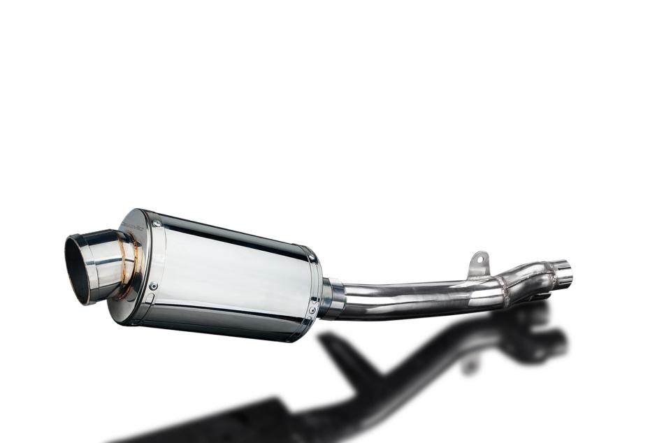 HONDA NT650V DEAUVILLE 1998-2005 225mm OVAL STAINLESS SILENCER EXHAUST KIT