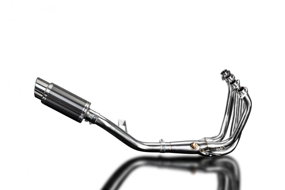 KAWASAKI Z900RS Z900SE 2018-2024 FULL EXHAUST SYSTEM 200mm CARBON ROUND SILENCER