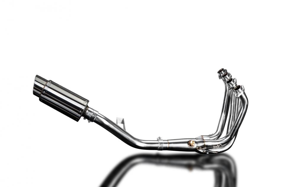 KAWASAKI Z900RS Z900SE 18-24 FULL EXHAUST SYSTEM 200mm STAINLESS ROUND SILENCER