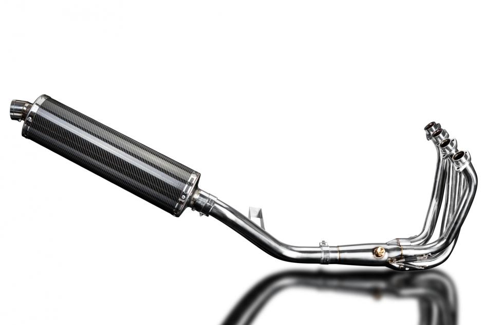 KAWASAKI Z900RS Z900SE 2018-2024 FULL EXHAUST SYSTEM 450mm CARBON OVAL SILENCER