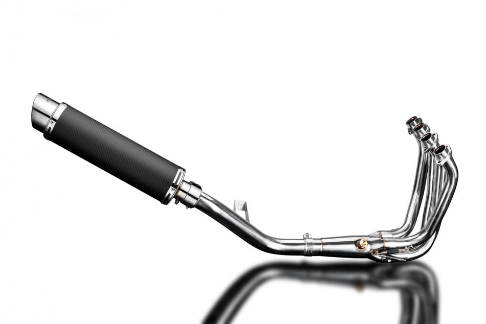 KAWASAKI Z900RS Z900SE 2018-2024 FULL EXHAUST SYSTEM 350mm CARBON ROUND SILENCER